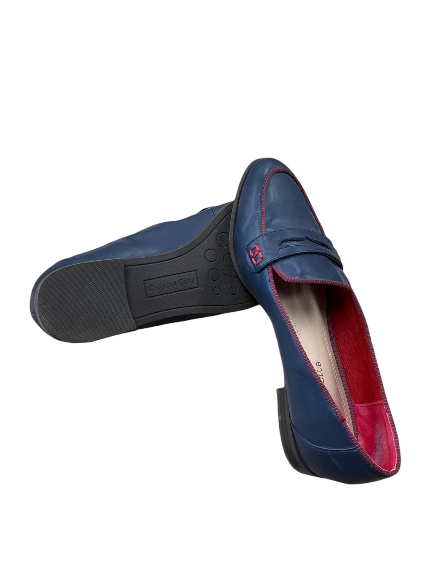 Shoes Flats By Charter Club In Blue & Red, Size: 7.5