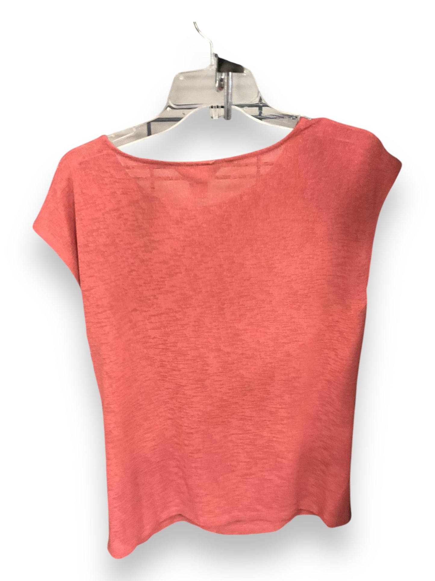 Top Sleeveless By Liz Claiborne In Orange, Size: L