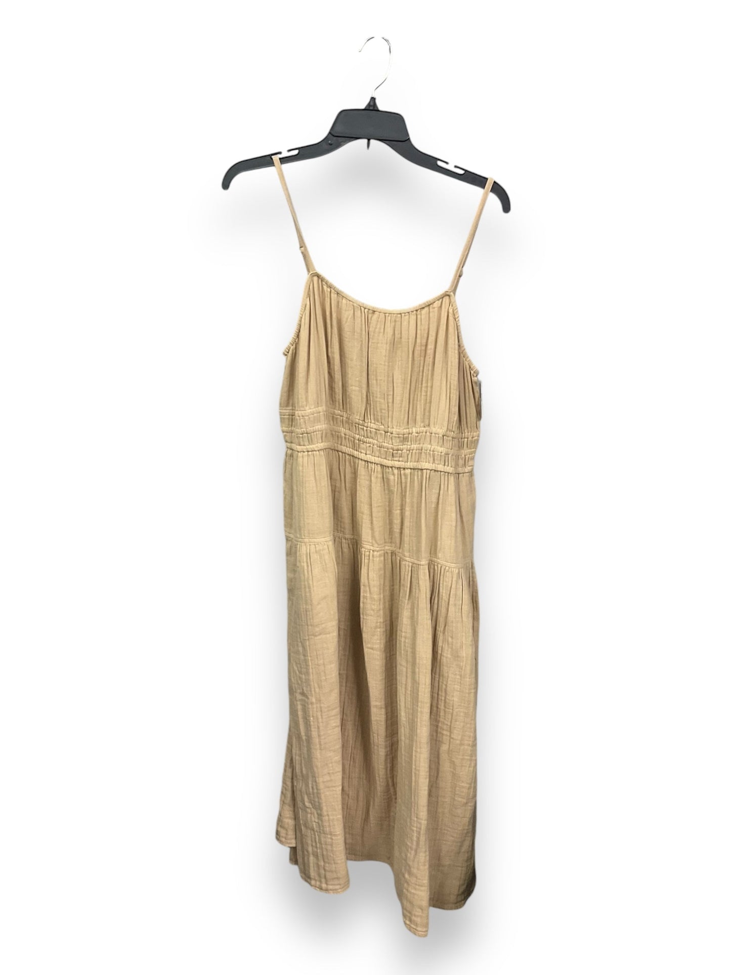 Dress Casual Midi By Old Navy In Yellow, Size: L