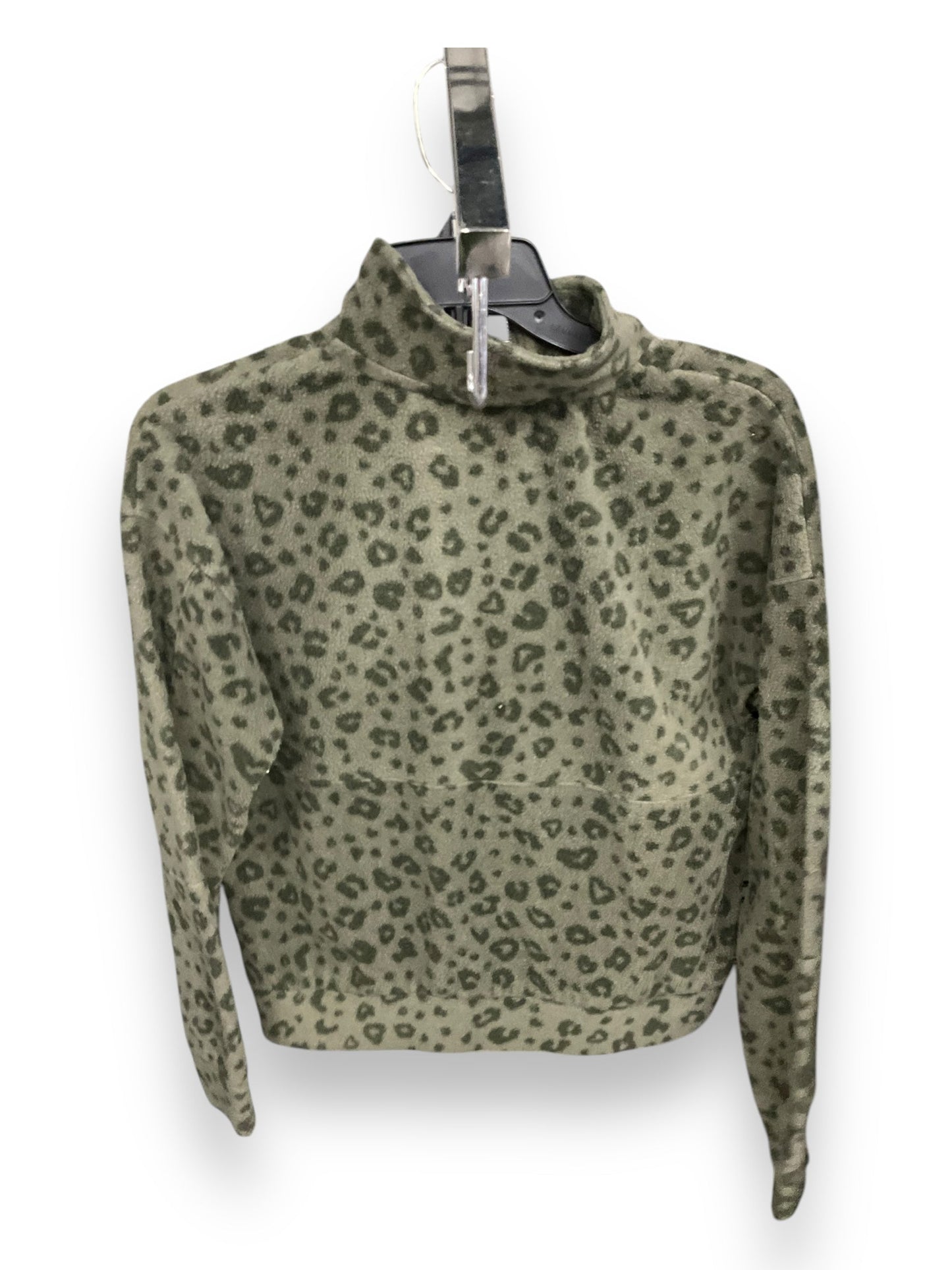 Jacket Fleece By Pink Rose In Animal Print, Size: S