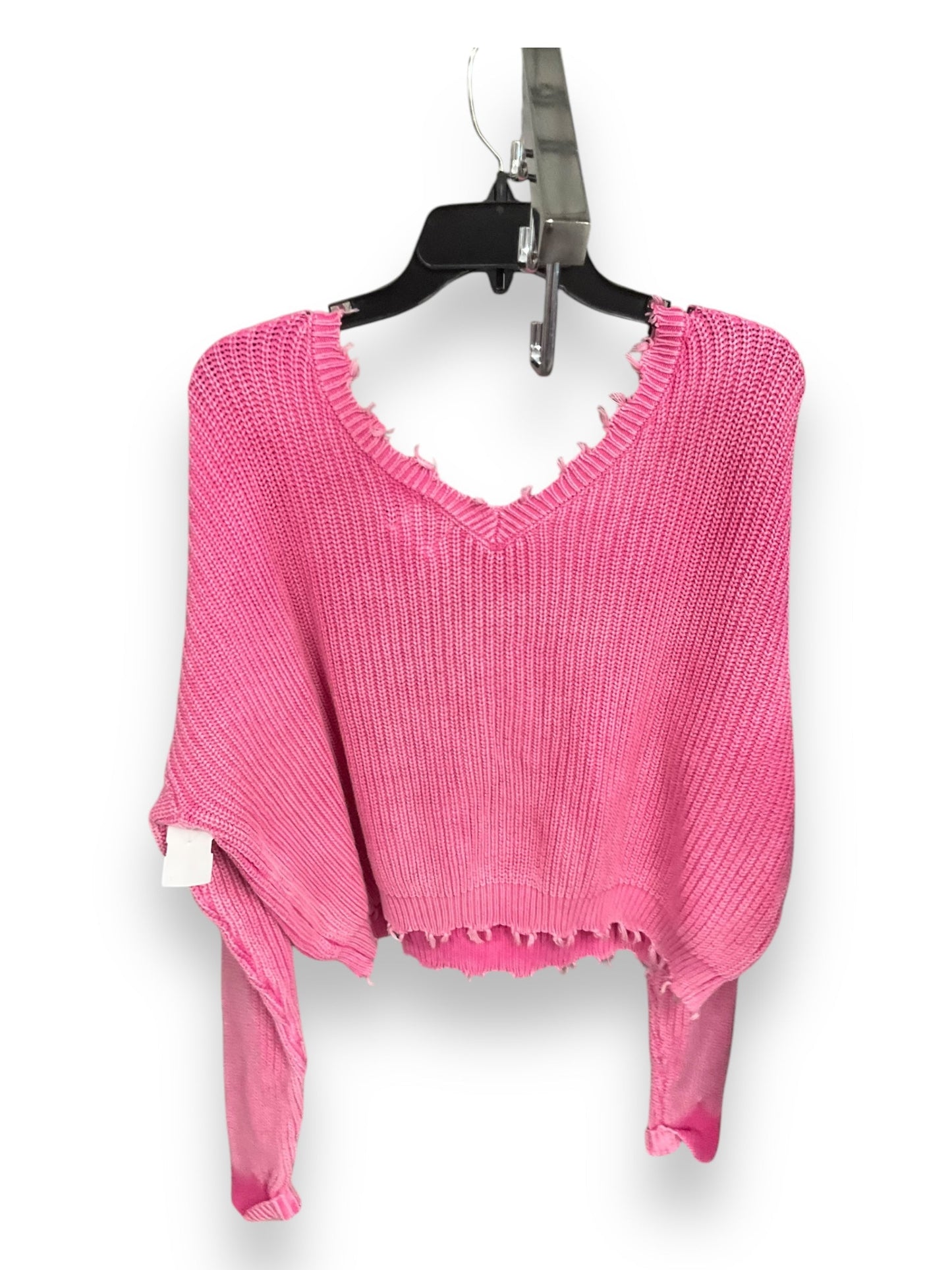 Sweater By Blue Rain In Pink, Size: Xl