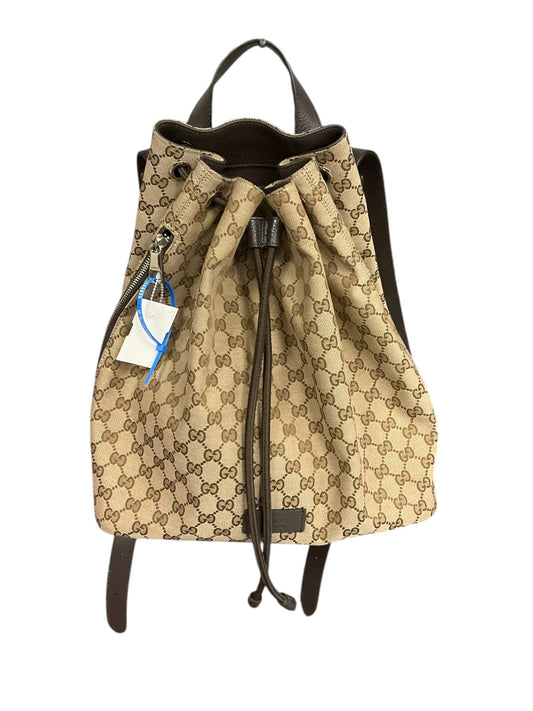 Backpack Luxury Designer By Gucci, Size: Large