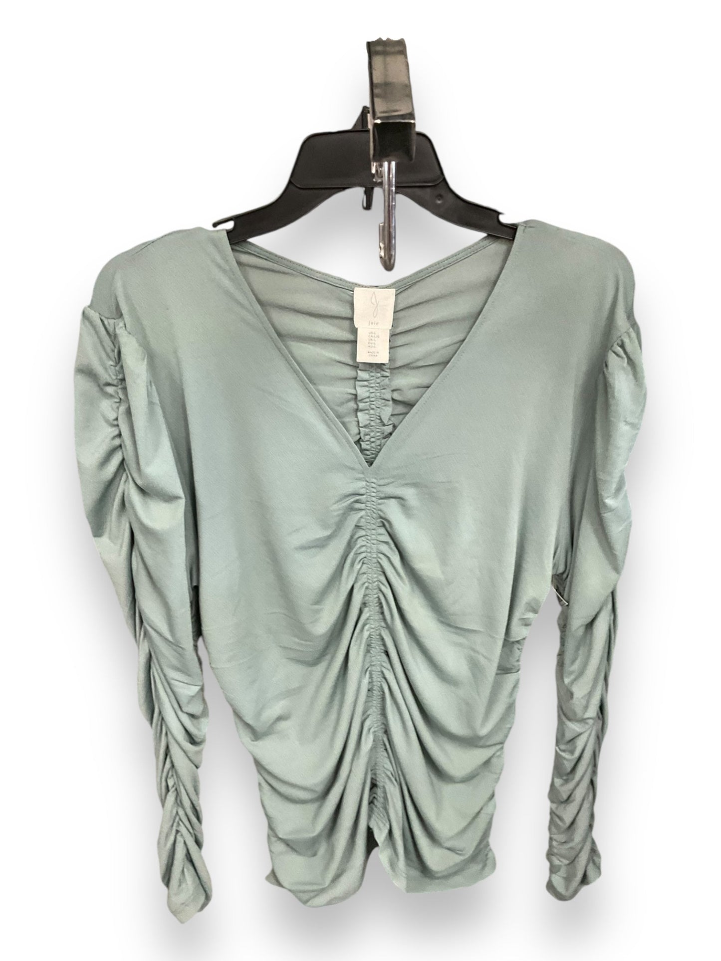 Top Long Sleeve By Joie In Green, Size: 0