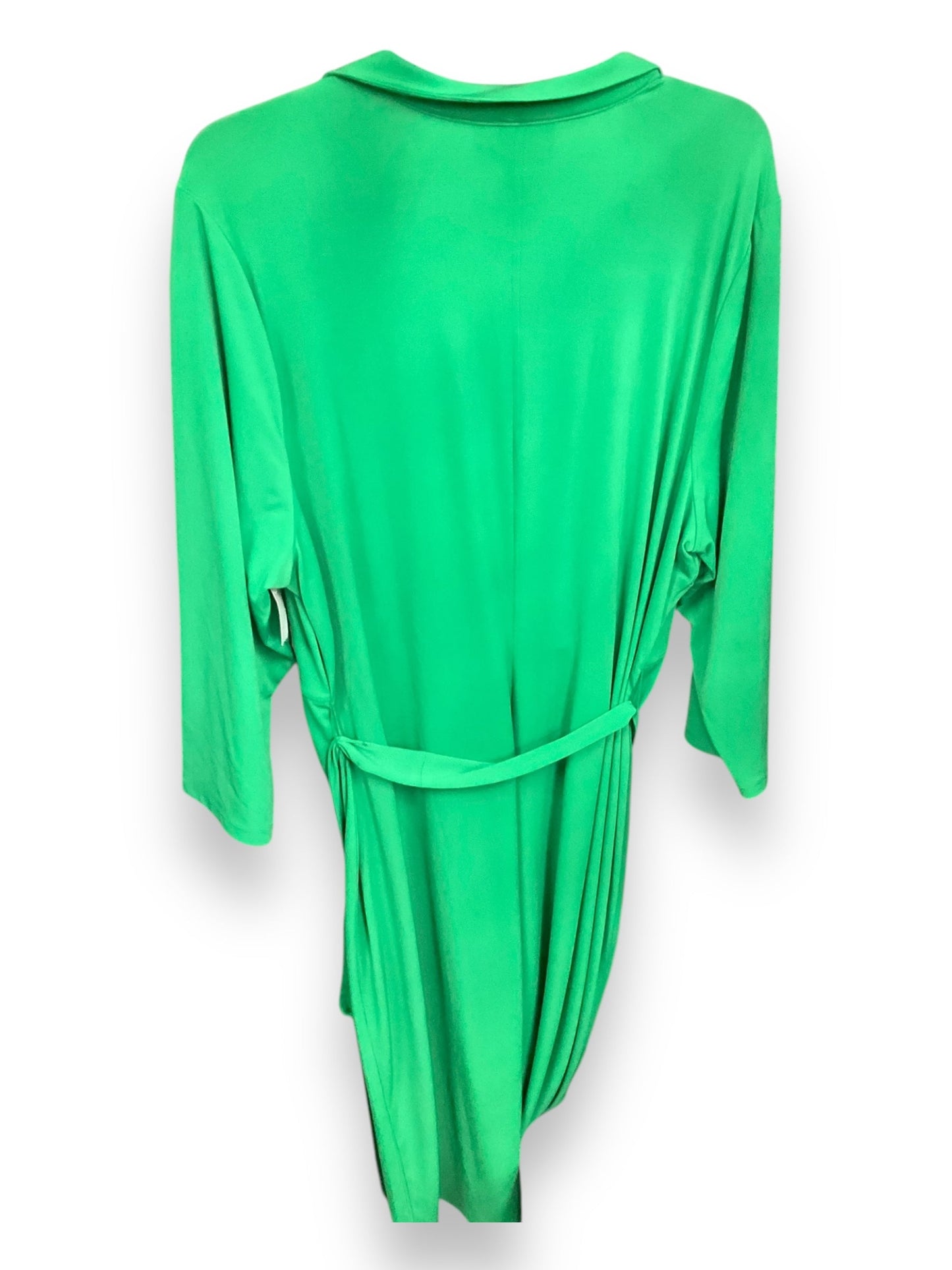 Dress Casual Midi By Lane Bryant In Green, Size: 22