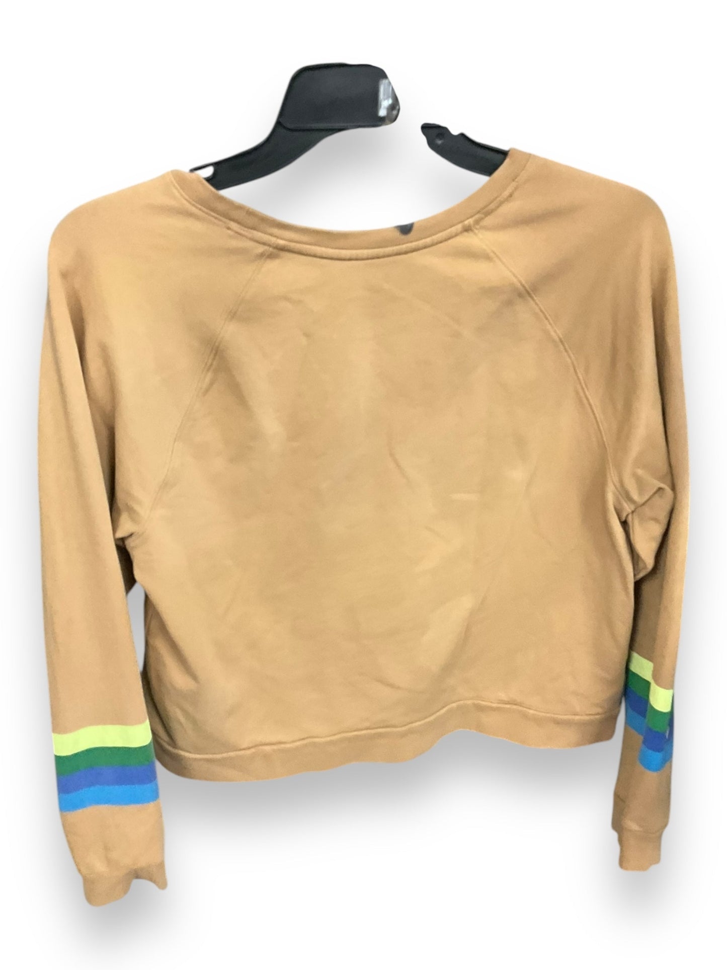 Sweatshirt Crewneck By Clothes Mentor In Brown, Size: Xs