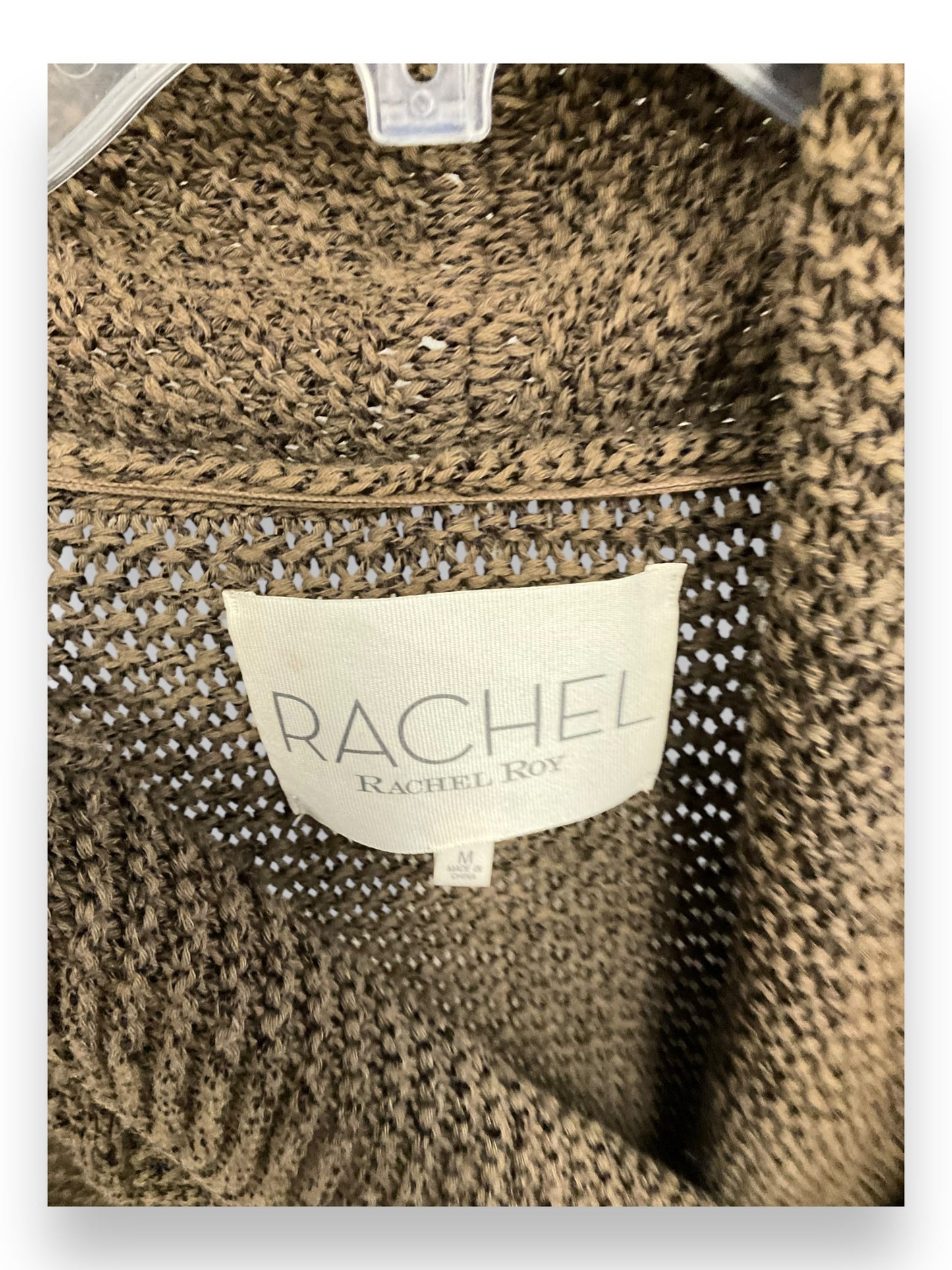 Sweater Cardigan By Rachel Roy In Brown, Size: M