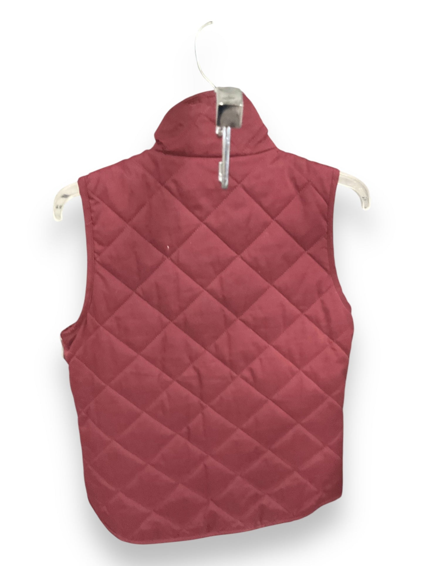 Vest Puffer & Quilted By Blue Rain In Maroon, Size: S