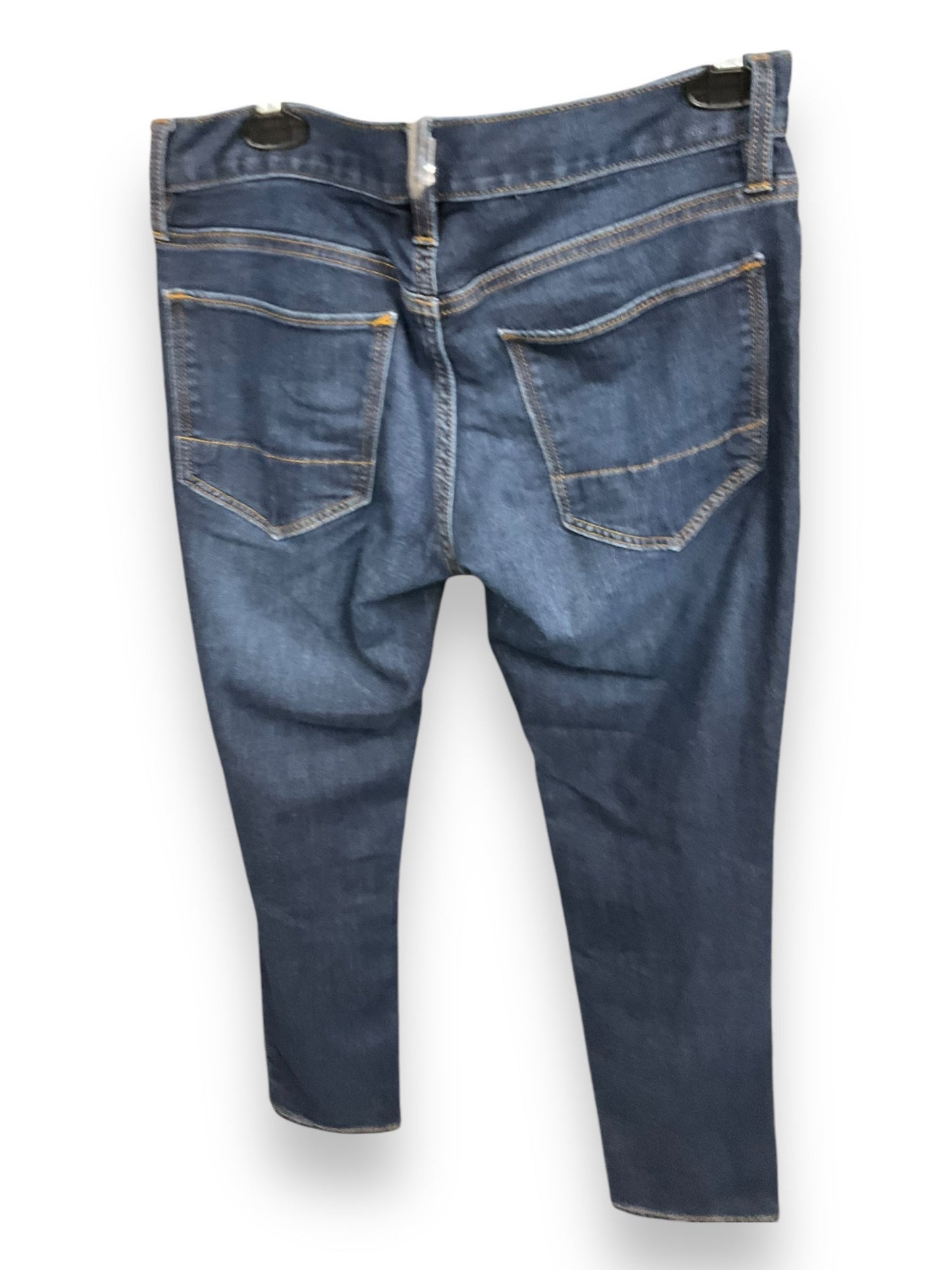 Jeans Straight By Banana Republic In Blue Denim, Size: 10