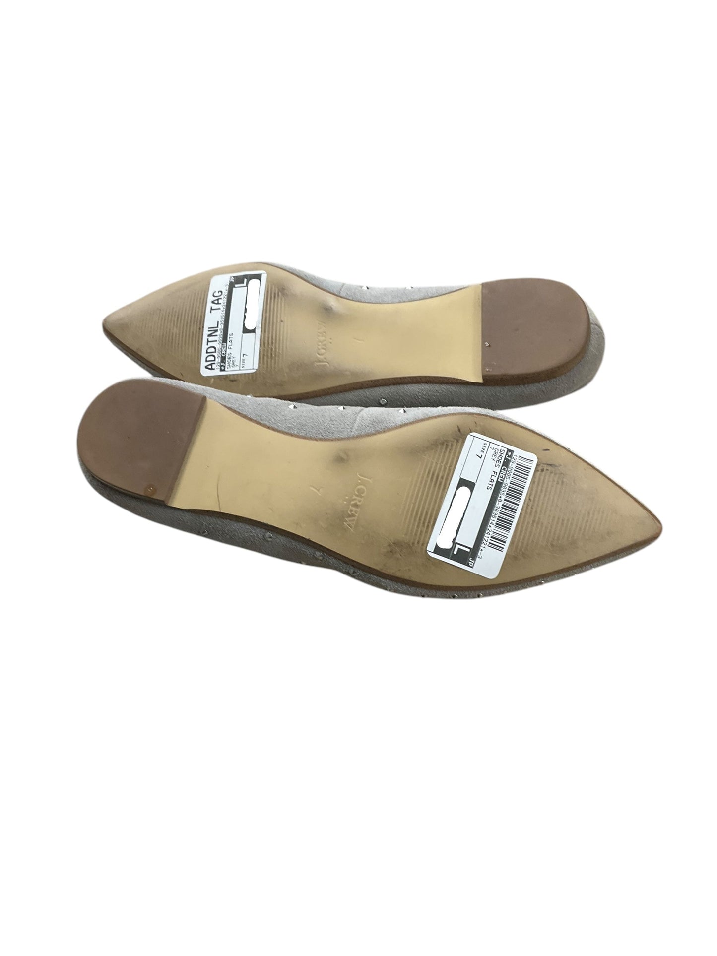 Shoes Flats By J. Crew In Grey, Size: 7