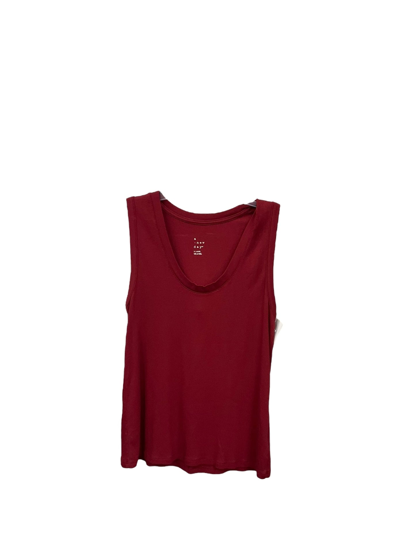 Red Top Sleeveless A New Day, Size Xl