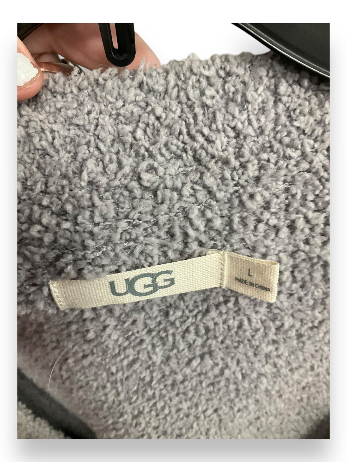 Cardigan By Ugg In Grey, Size: L