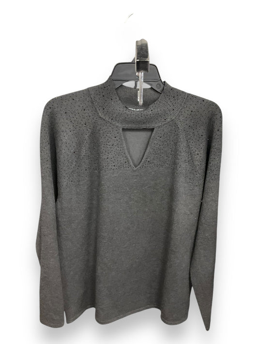 Sweater By Cable And Gauge In Grey, Size: Xl