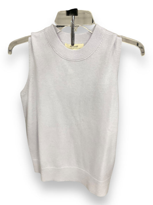 Sweater Short Sleeve By Madewell In Grey, Size: S