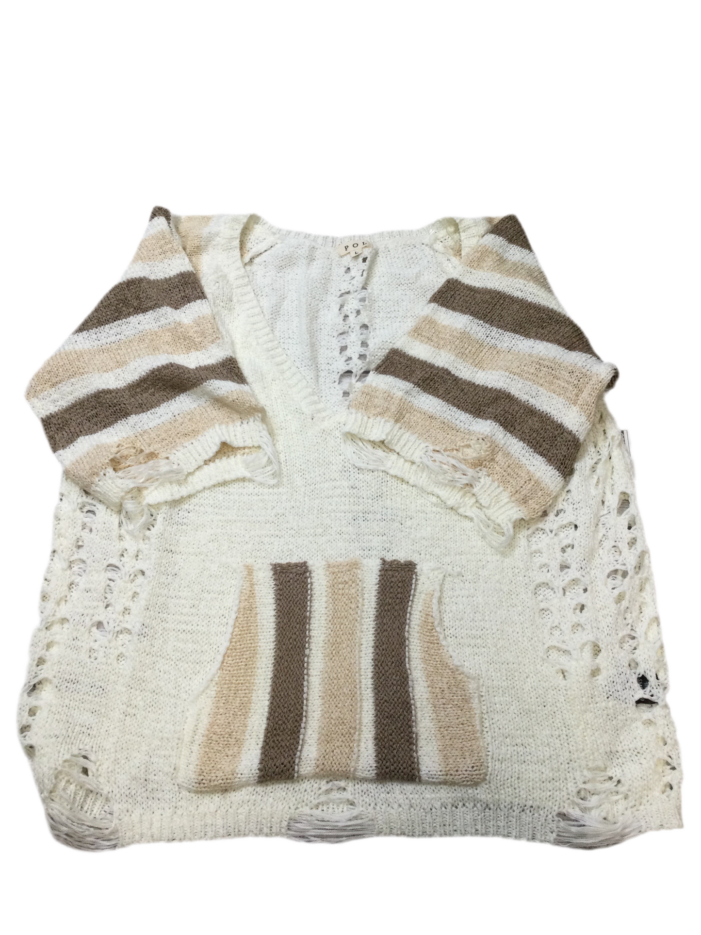 Sweater By Pol In Cream, Size: L