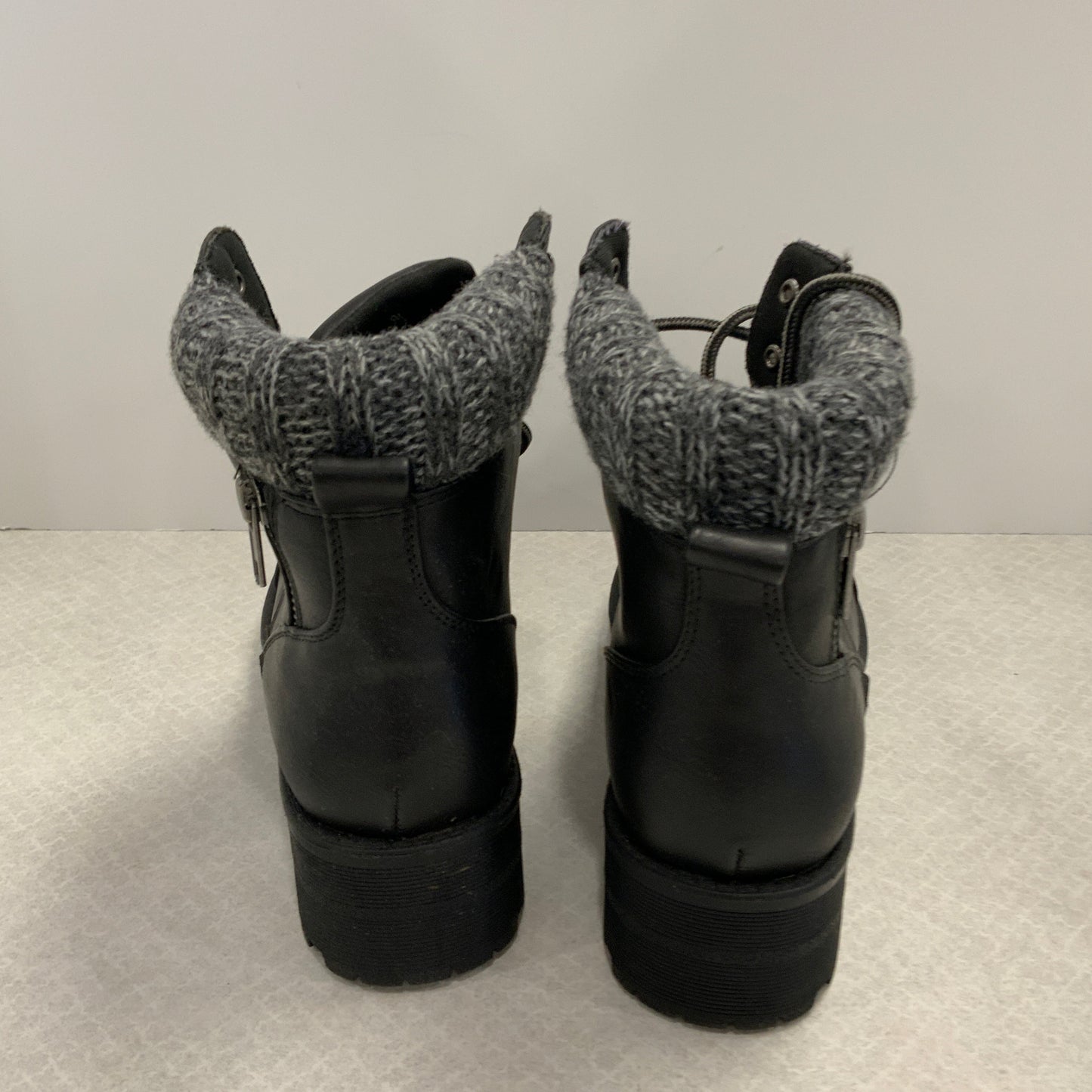 Boots Combat By Mia In Black, Size: 7.5