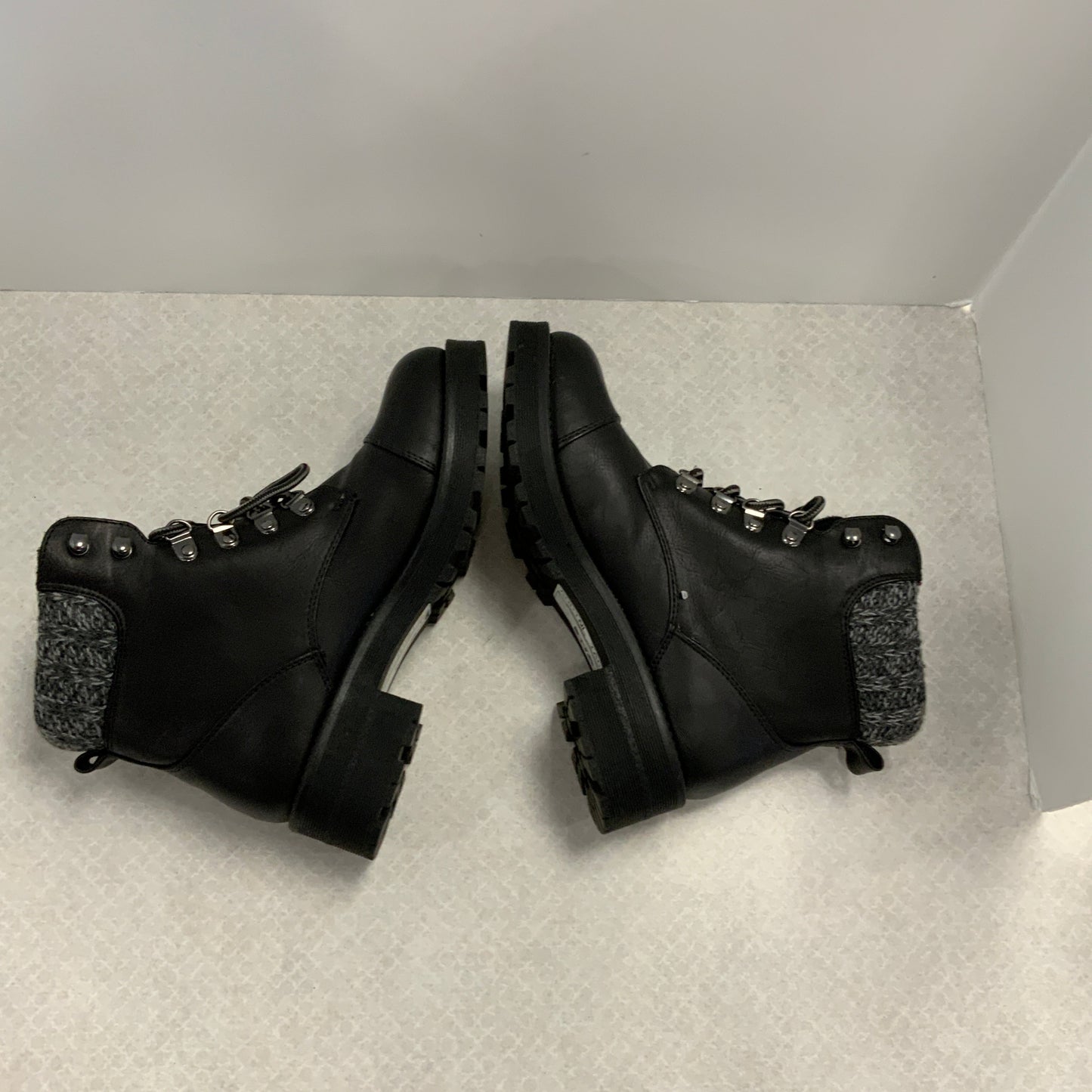 Boots Combat By Mia In Black, Size: 7.5