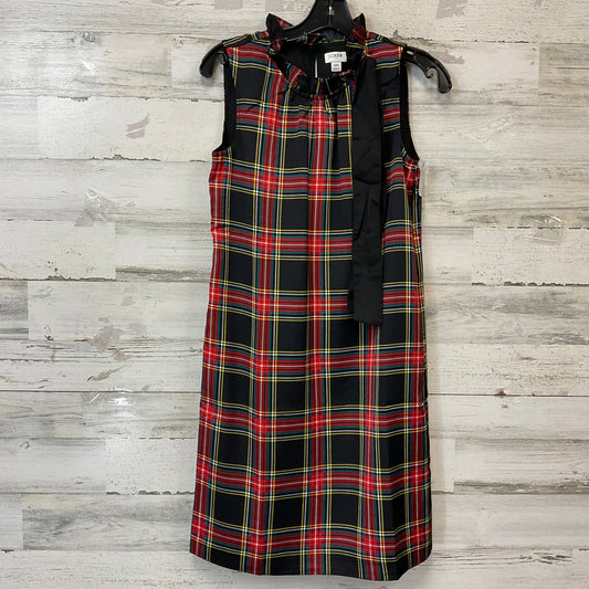 Dress Work By J. Crew In Black & Red, Size: 0r