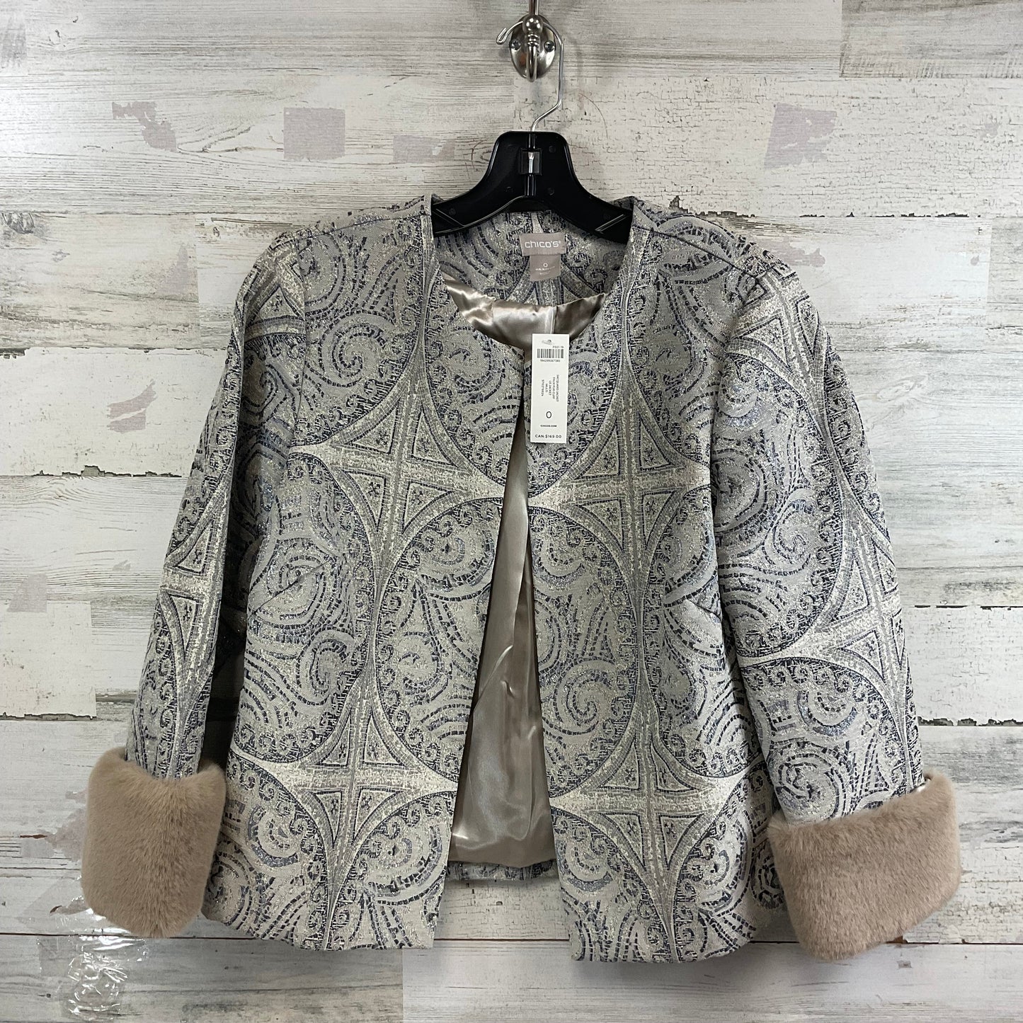 Jacket Other By Chicos In Grey, Size: S