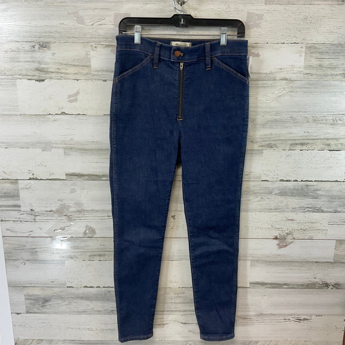 Jeans Skinny By Madewell In Blue Denim, Size: 6