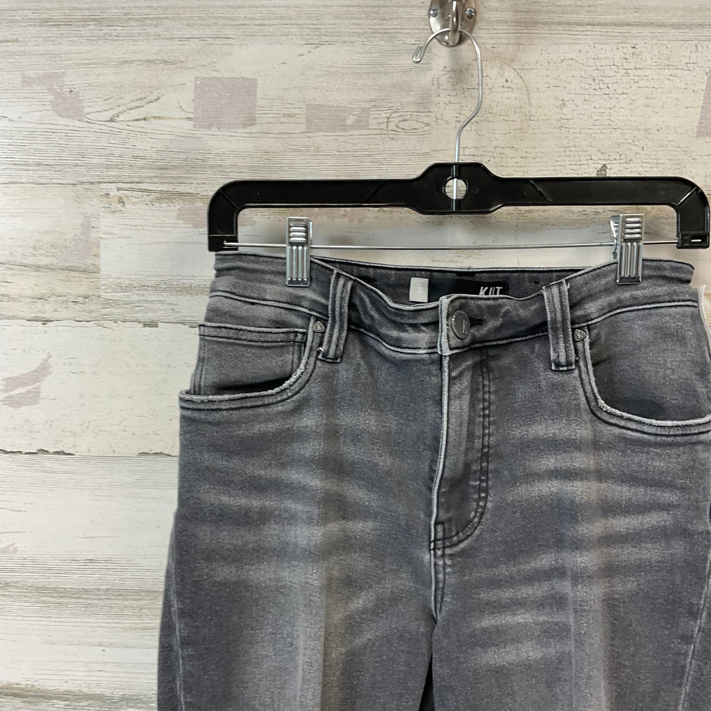 Jeans Straight By Kut In Grey, Size: 2l