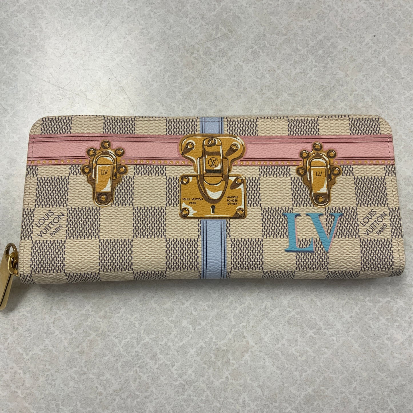 Wallet Luxury Designer By Louis Vuitton, Size: Large