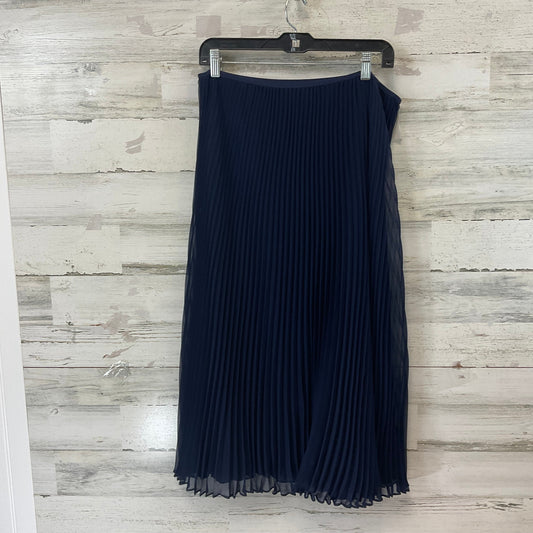 Skirt Midi By Ralph Lauren Blue Label In Navy, Size: 14