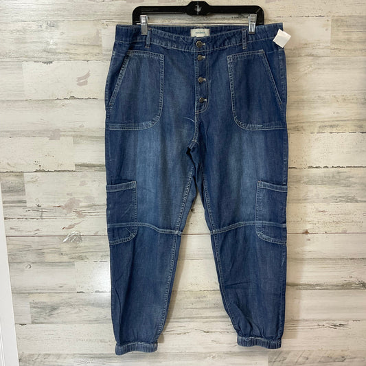 Pants Joggers By Sundance In Blue Denim, Size: 14