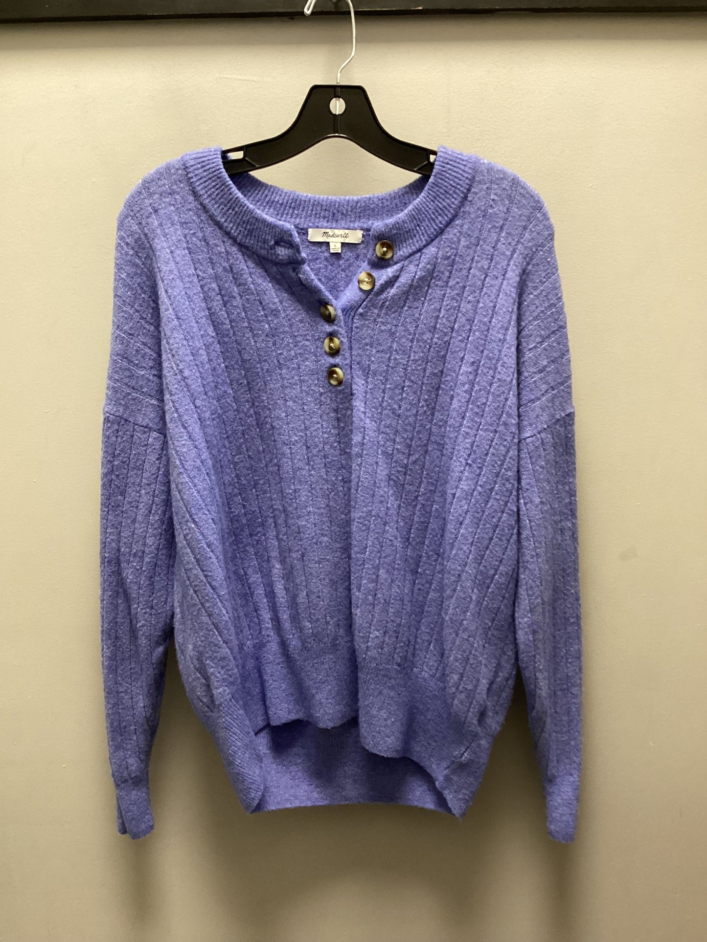 Sweater By Madewell In Blue, Size: L