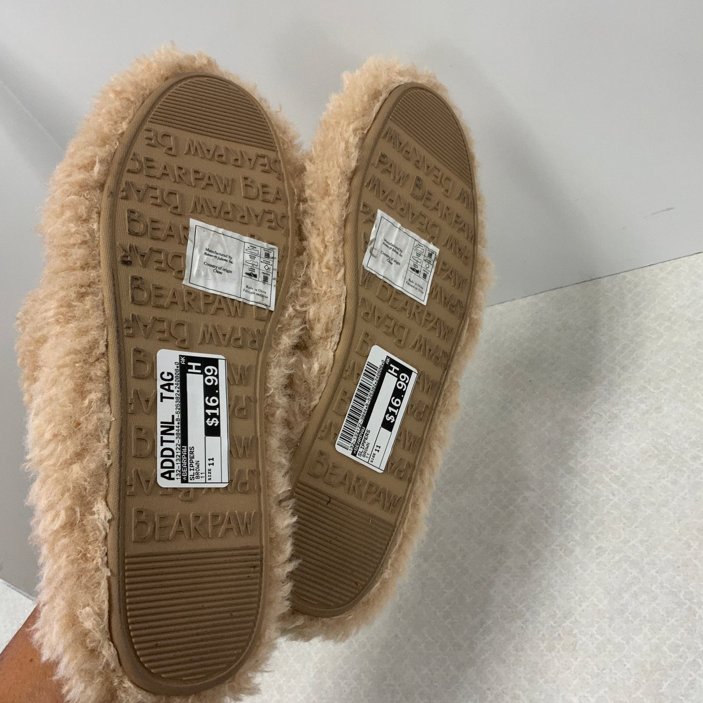 Slippers By Bearpaw In Brown, Size: 11