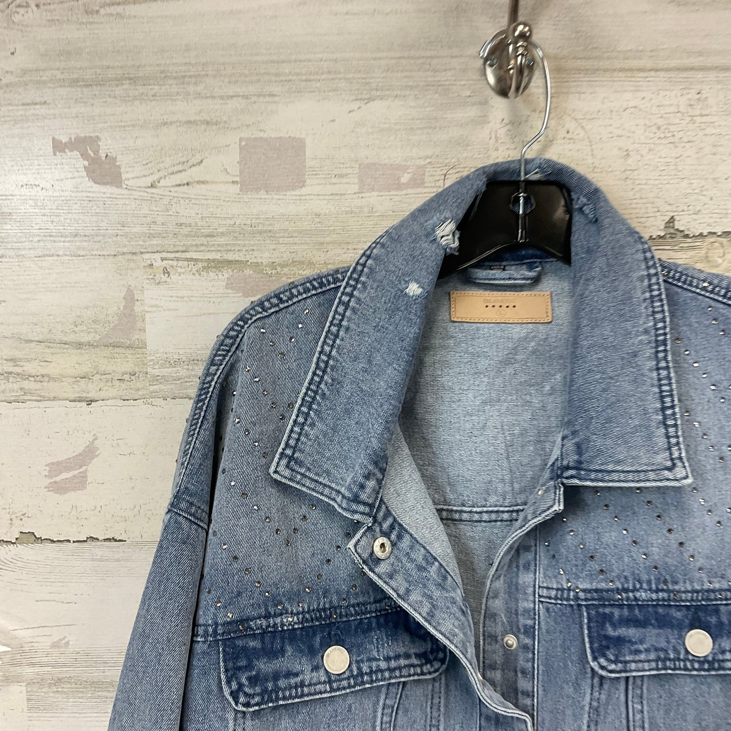 Jacket Denim By Blanknyc In Blue Denim, Size: L