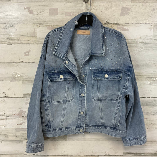 Jacket Denim By Blanknyc In Blue Denim, Size: L