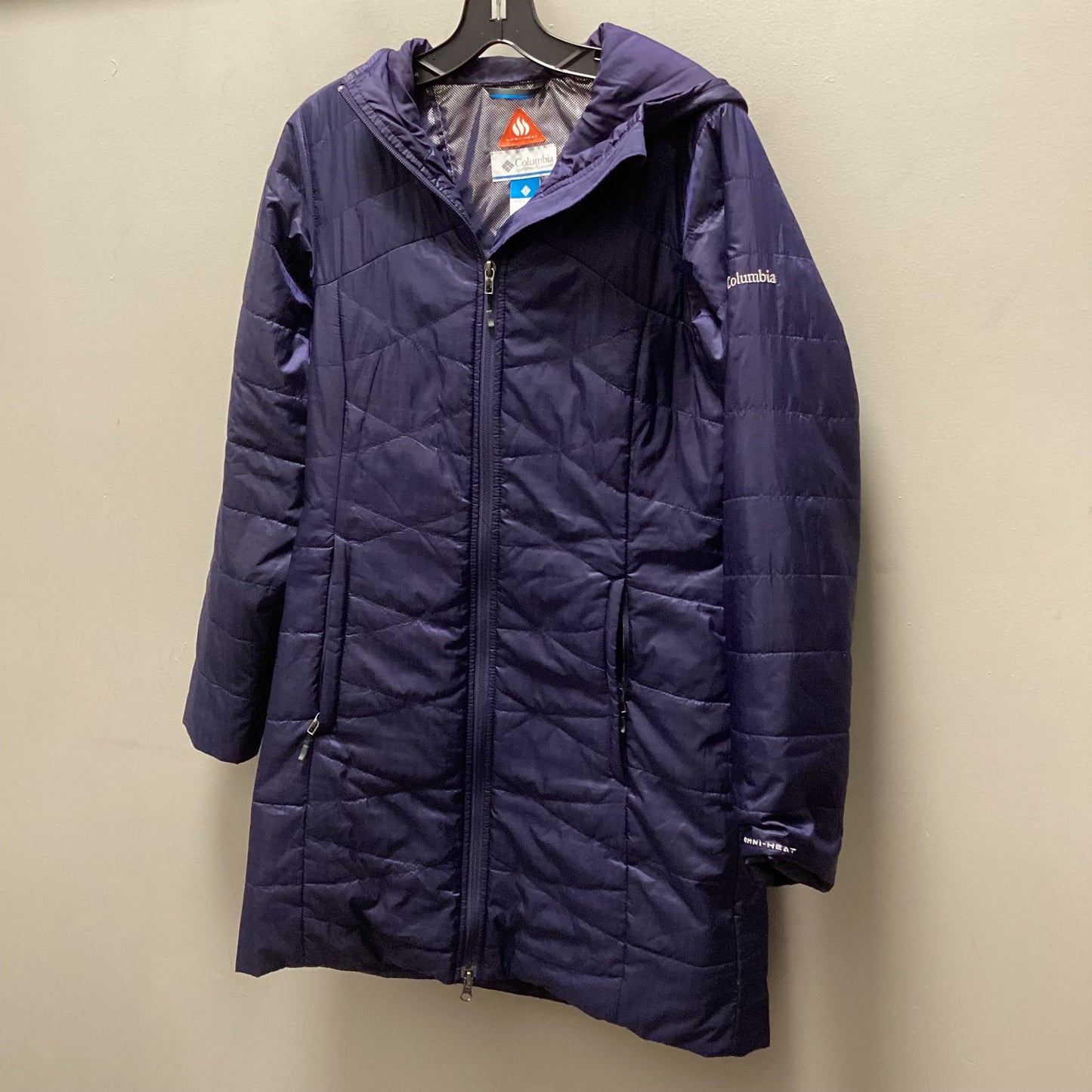 Coat Puffer & Quilted By Columbia In Blue, Size: S