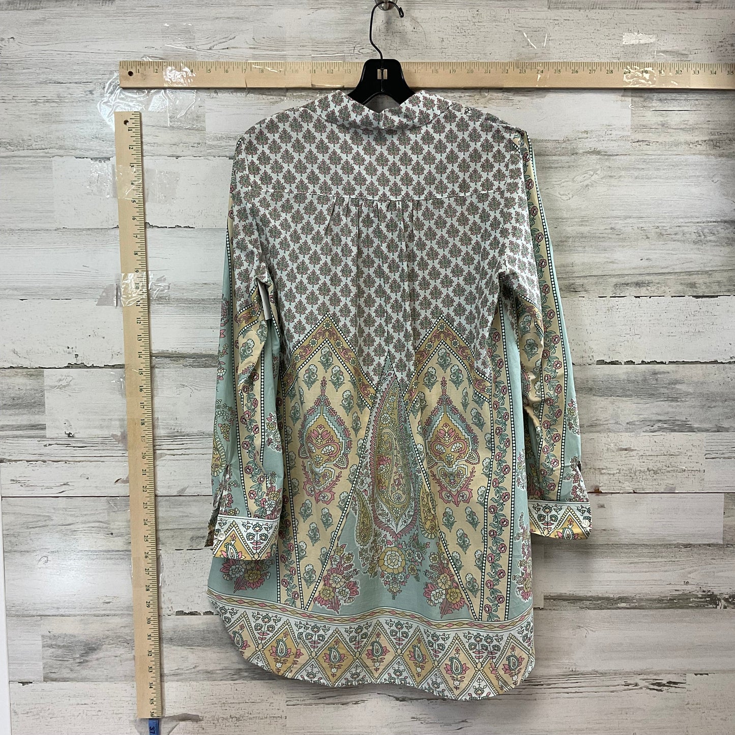 Green Top Long Sleeve Soft Surroundings, Size S