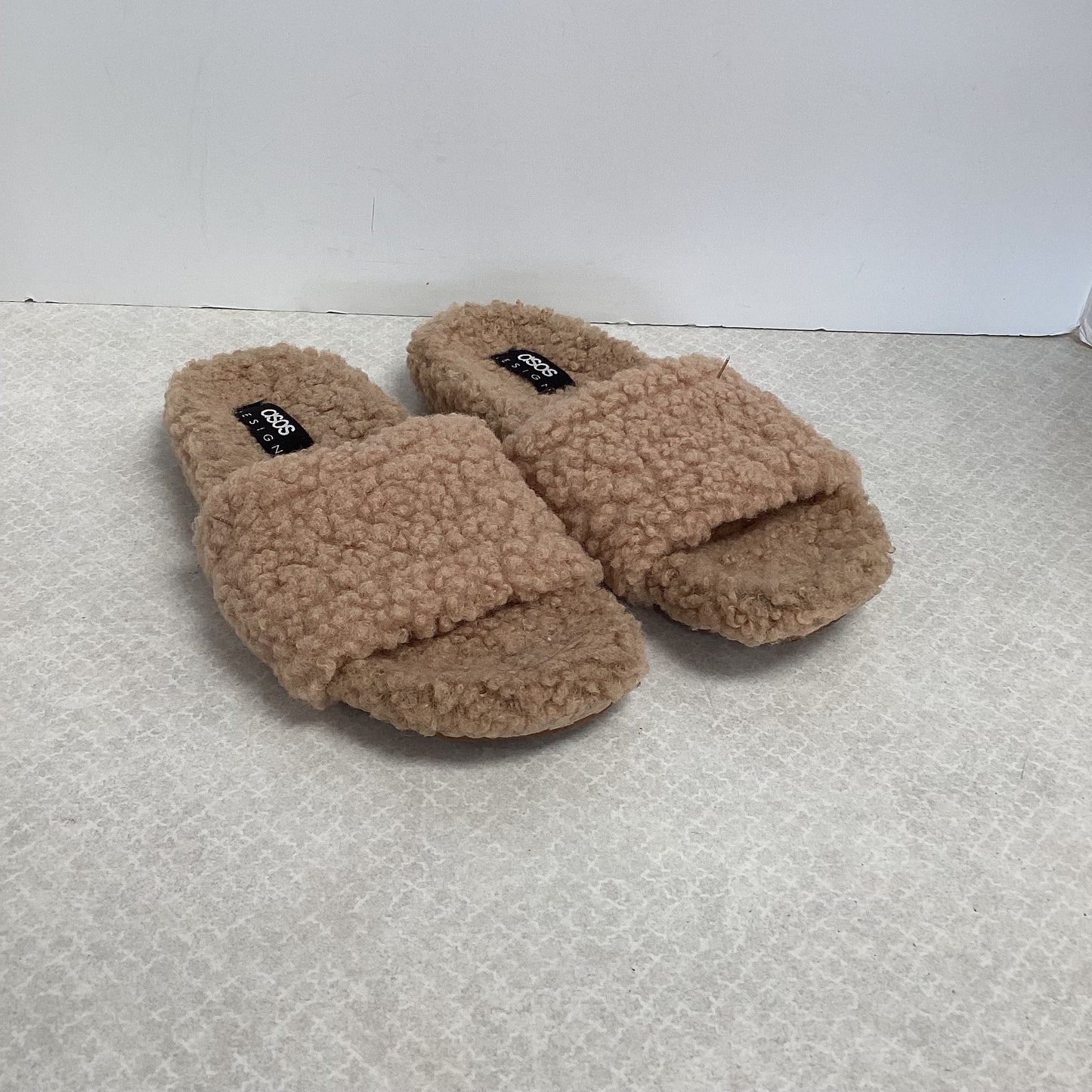 Slippers By Asos In Tan, Size: 9