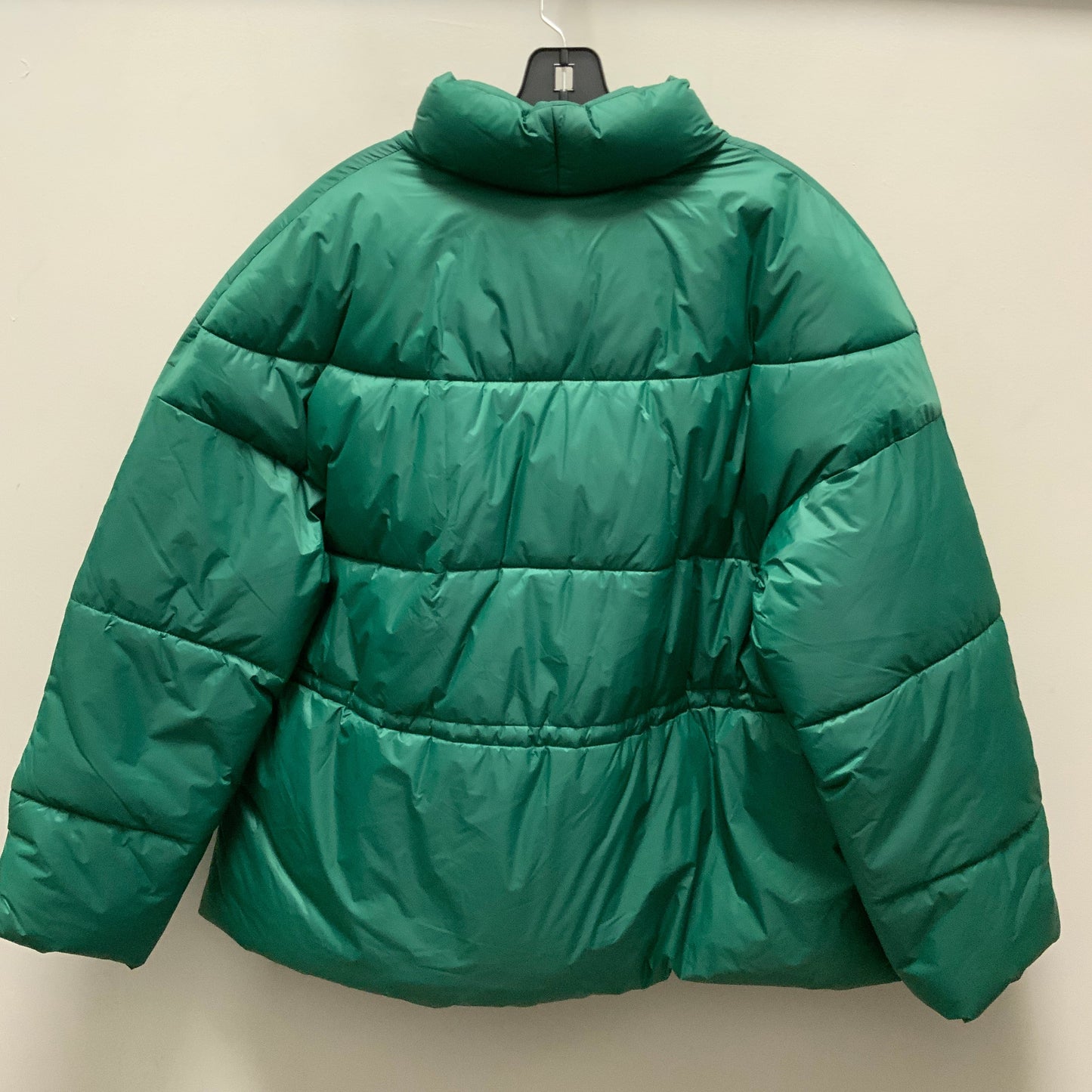 Coat Puffer & Quilted By J. Crew In Green, Size: Xl