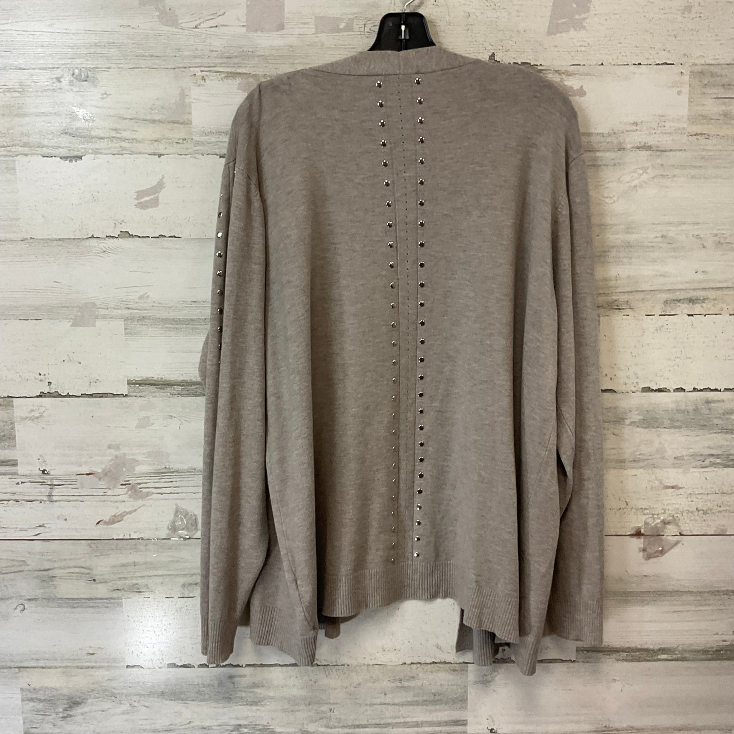 Sweater Cardigan By Vila Milano In Brown, Size: 1x