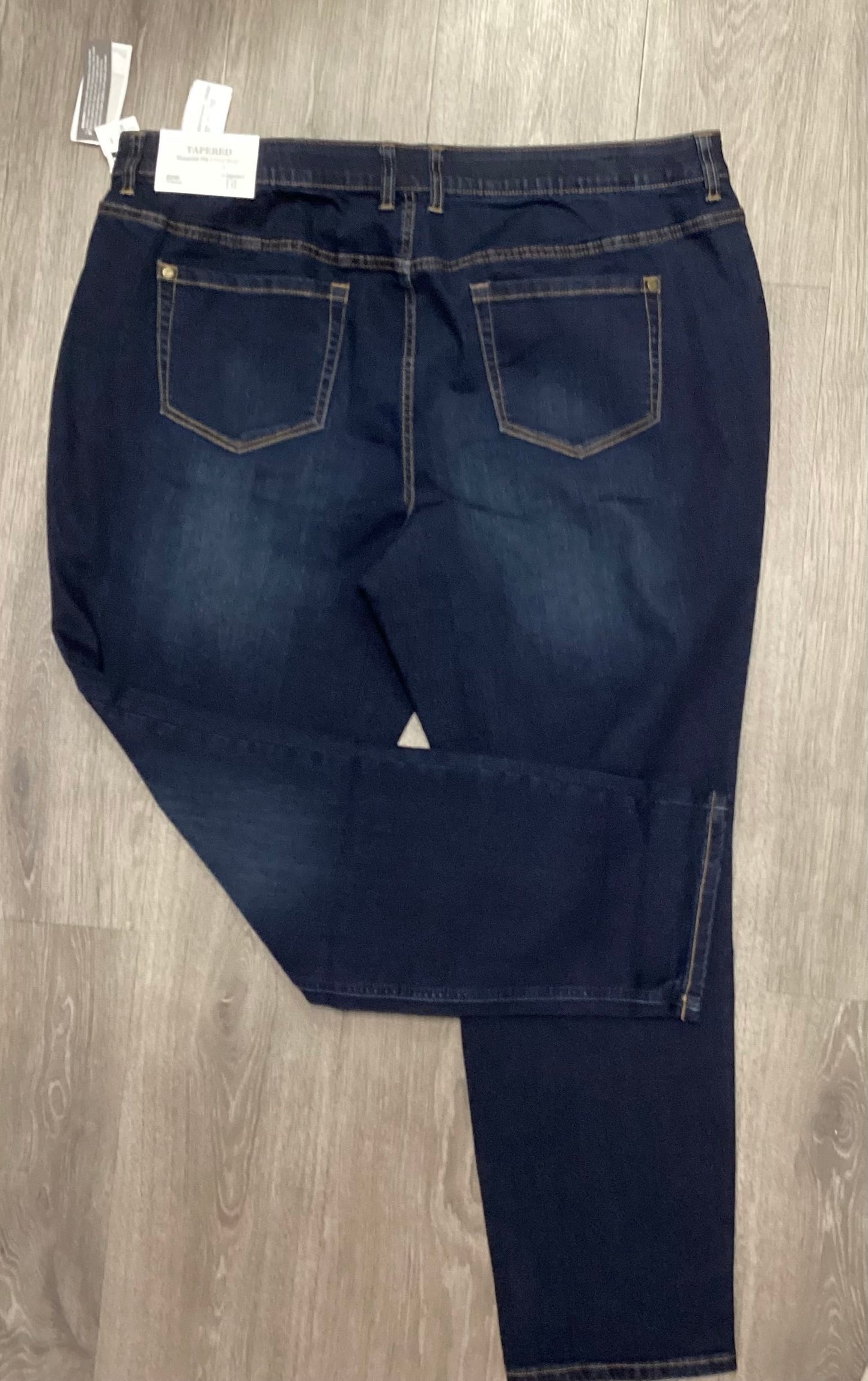 Jeans Straight By Cj Banks In Blue Denim, Size: 22w