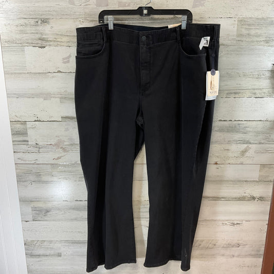 Jeans Wide Leg By Not Your Daughters Jeans In Black Denim, Size: 3x