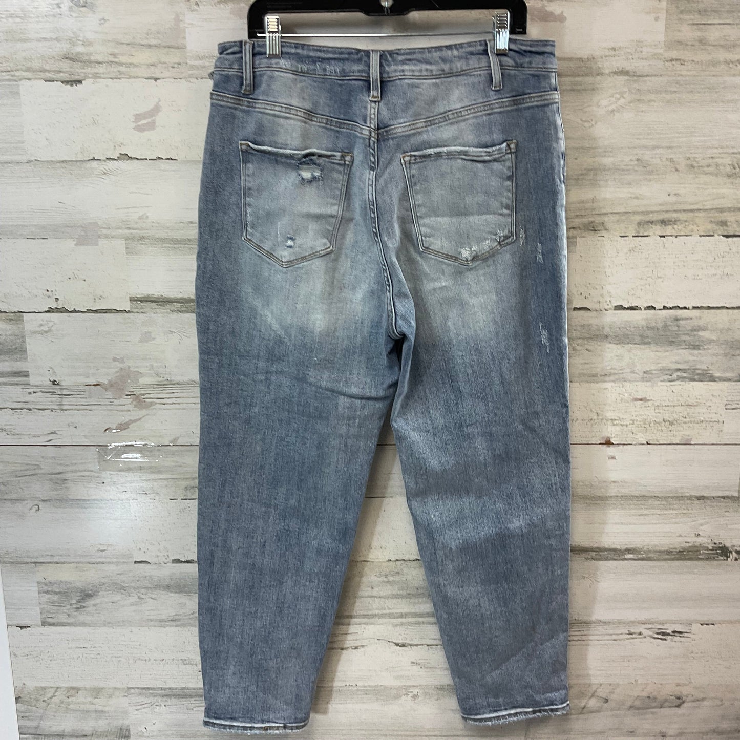 Jeans Straight By Risen In Blue Denim, Size: 1x