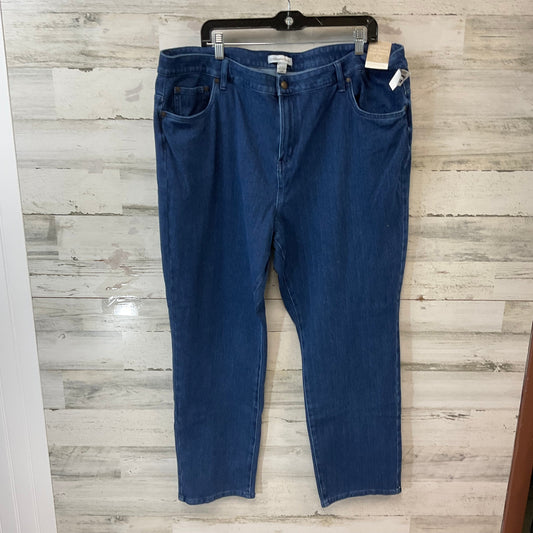 Jeans Straight By Coldwater Creek In Blue Denim, Size: 22