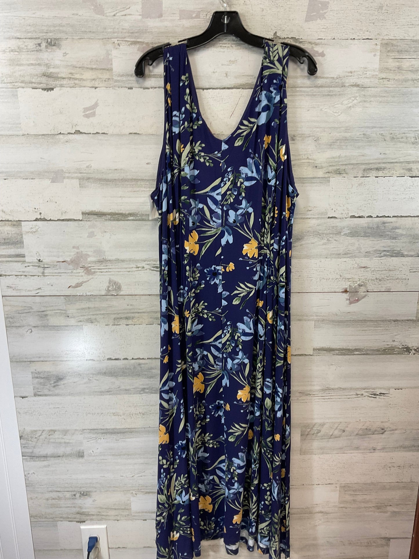 Dress Casual Maxi By Coldwater Creek In Green, Size: 3x