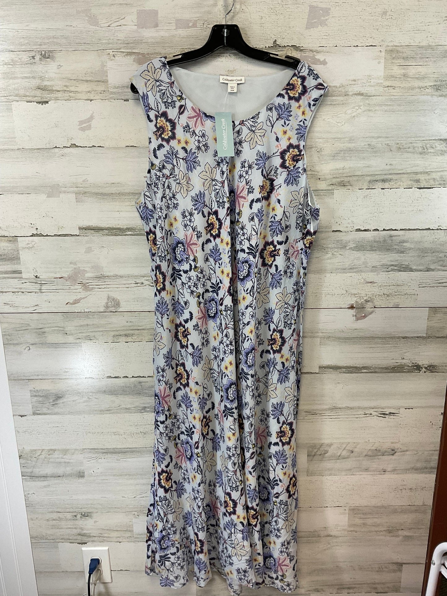 Dress Casual Maxi By Coldwater Creek In Blue, Size: 3x