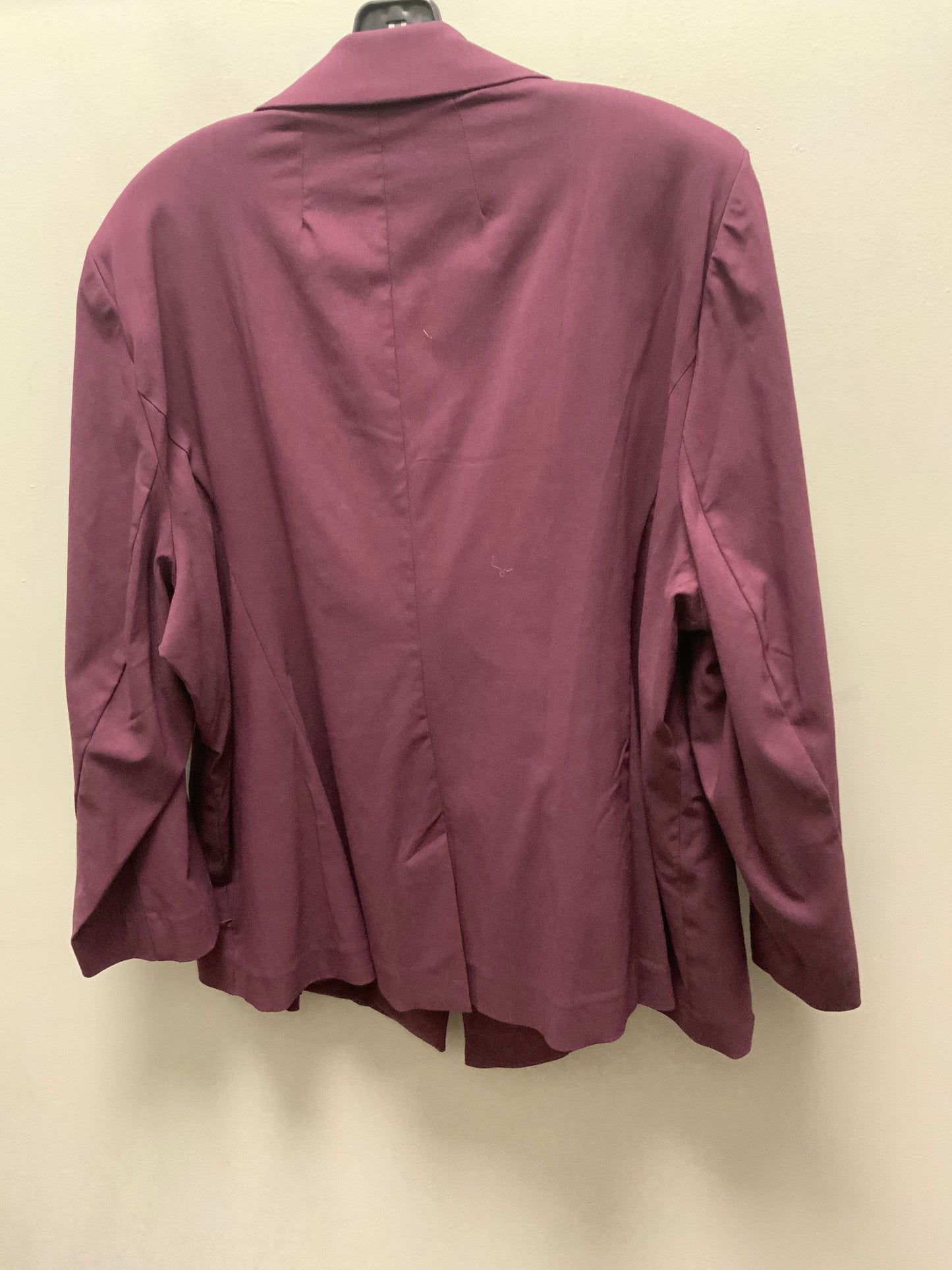 Blazer By Lane Bryant In Purple, Size: 3x