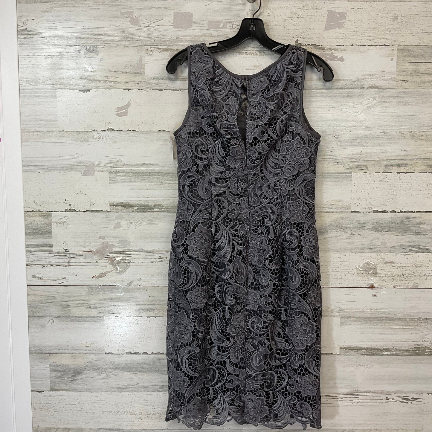 Dress Party Short By Adrianna Papell In Grey, Size: S