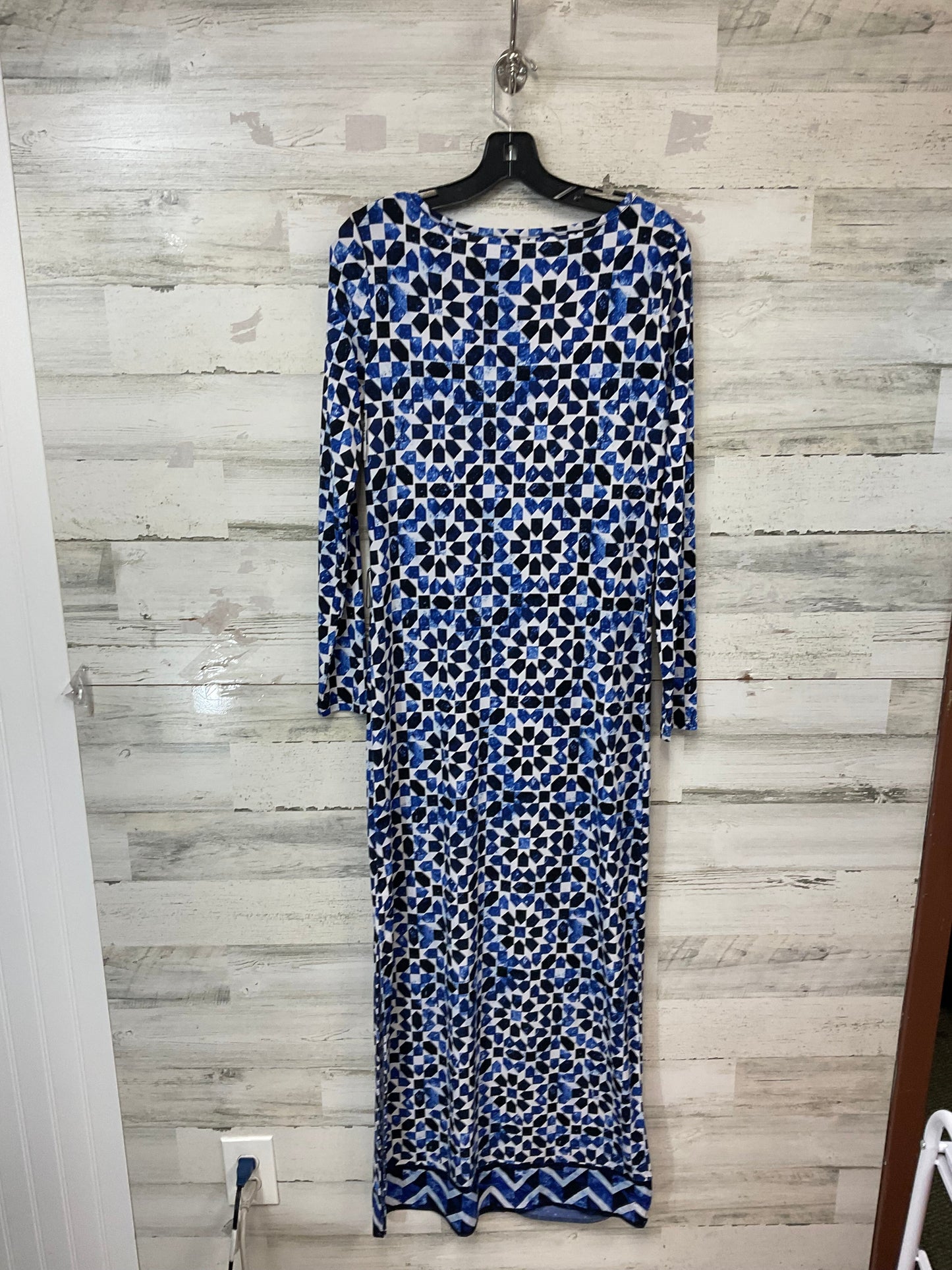 Dress Casual Maxi By Michael By Michael Kors In Blue, Size: S