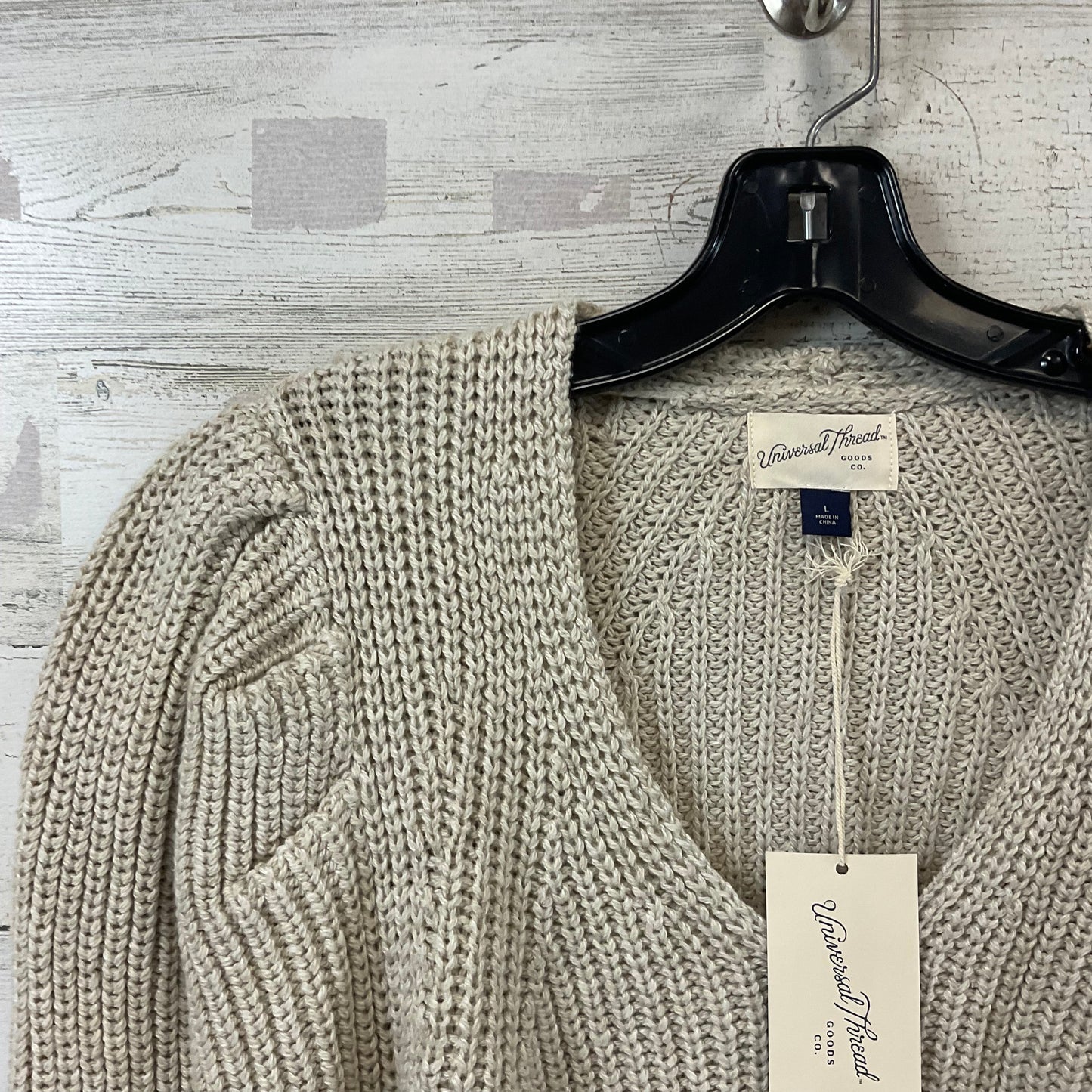 Sweater By Universal Thread In Tan, Size: L