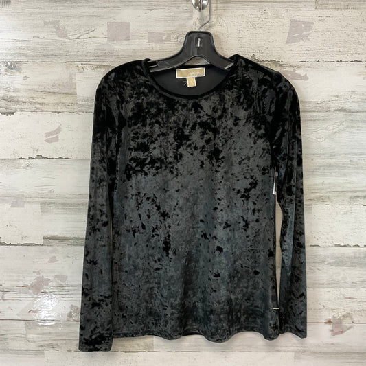 Top Long Sleeve By Michael By Michael Kors In Black, Size: S