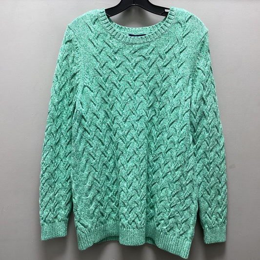 Sweater By Lands End In Green, Size: L