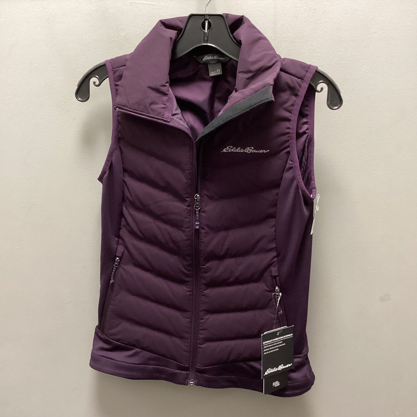 Vest Puffer & Quilted By Eddie Bauer In Purple, Size: Xs