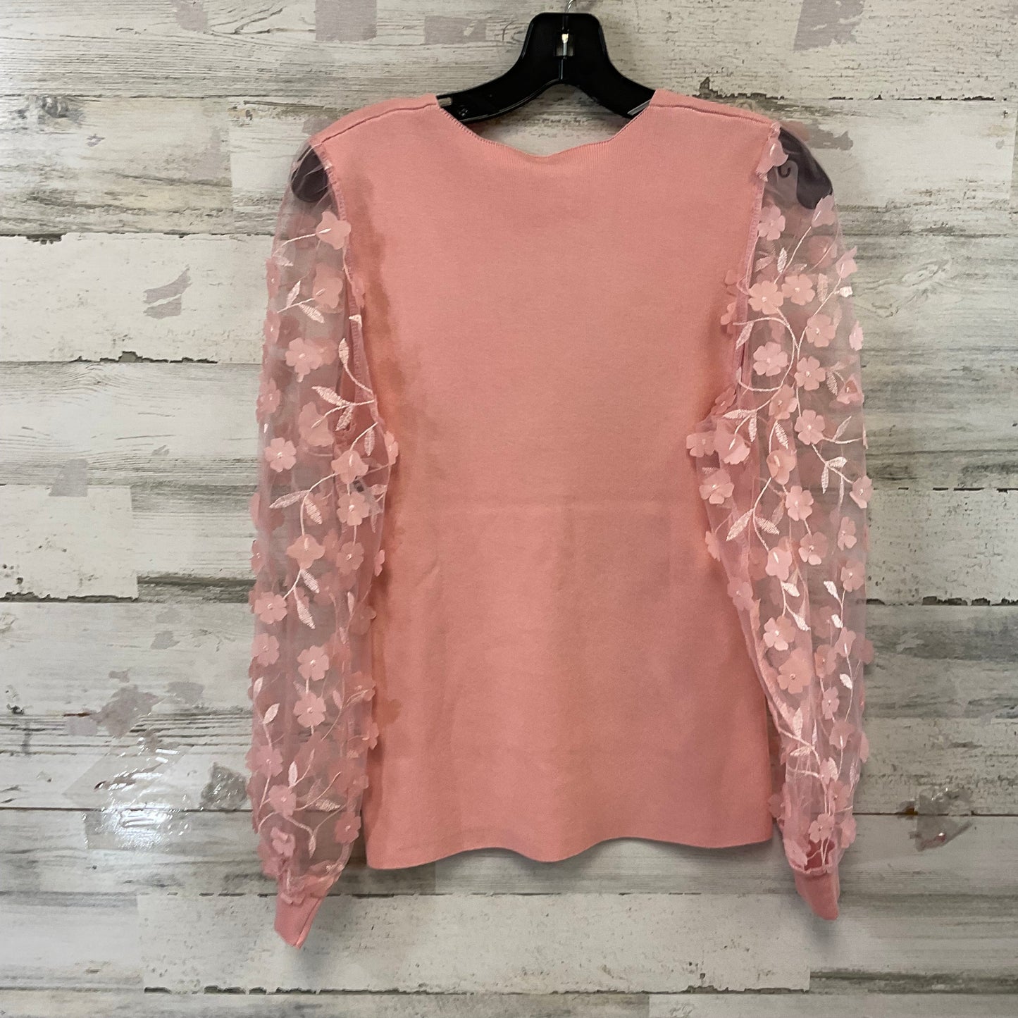 Top Long Sleeve By SPICY SUGAR In Pink, Size: L